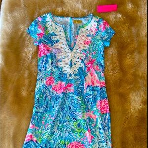 NWT Lilly Pulitzer Women’s Brewster Dress in Multi Sink or Swim, Size XS